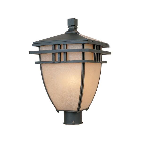 Designers Fountain Dayton 3-Light Aged Bronze Patina Outdoor Incandescent Post Lantern