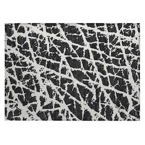 Chantille ACN501 Black 1 ft. 8 in. x 2 ft. 6 in. Machine Washable Indoor/Outdoor Geometric Area Rug