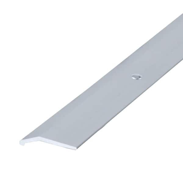 Polished 7/8 in. x 36 in. Smooth Carpet Trim with Screw Nails