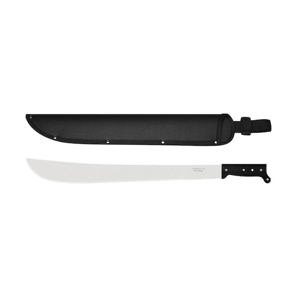 22 in. Machete with Carbon Steel Blade and Black Polypropylene Handle with Nylon Sheath