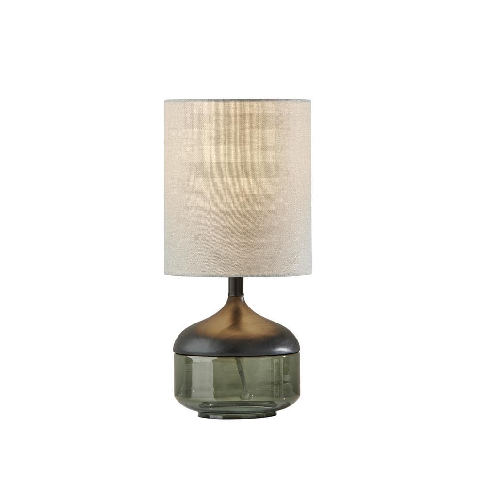 Marina 16.25 in. Black Table Lamp