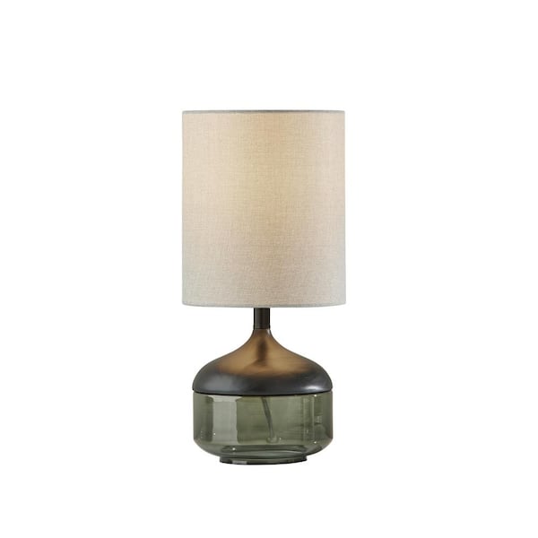 Adesso Marina 16.25 in. Black Table Lamp