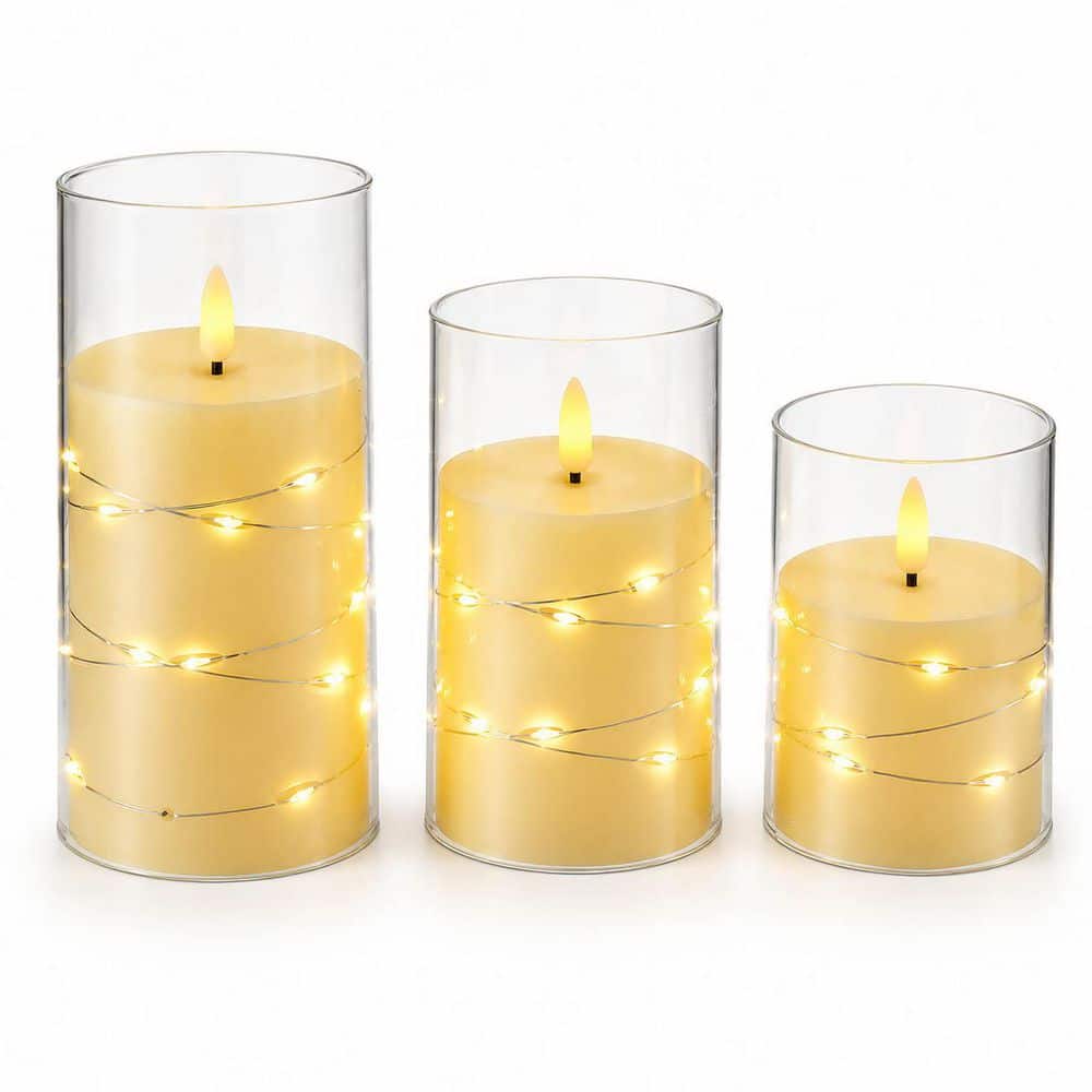 Bullet Top Flameless LED Candles, 3-Pack Remote Control, Assorted Heights for Home & Holiday Decor price history on PriceWatchPro