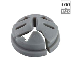 3/8 in. - 1/2 in. Knockout Non-Metallic Push-In Connector (100-Pack)