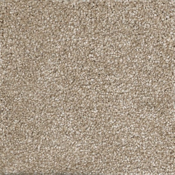 Home Decorators Collection Soft Breath II - Oakshire - Beige 60 oz. SD Polyester Texture Installed Carpet