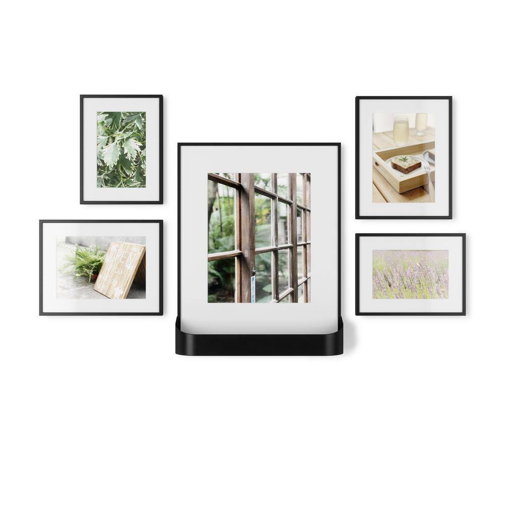 Umbra MATINEE BLACK PHOTO DISPLAY (Set of 5) 1014372040 The Home Depot