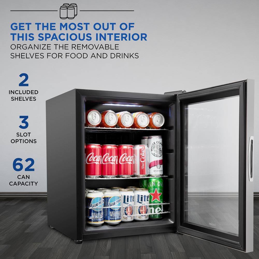 Compact Stainless Steel Smart Beverage Center for RV