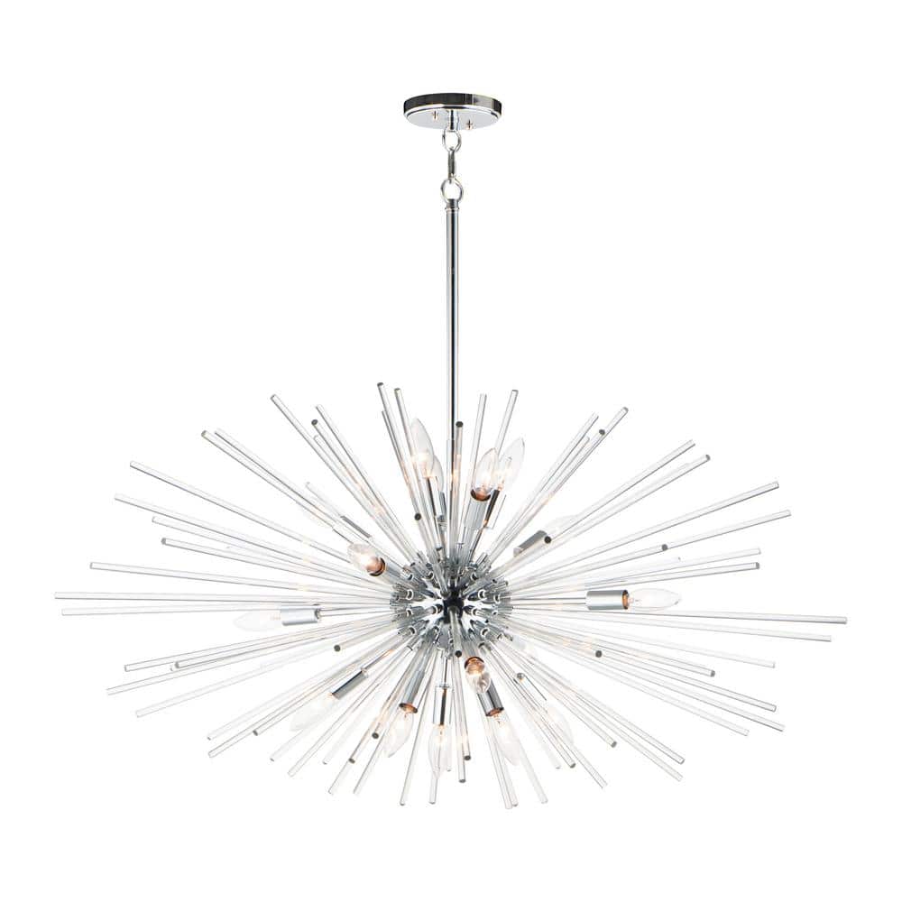 Polaris 16-Light Satin Brass Pendant Light price history on PriceWatchPro