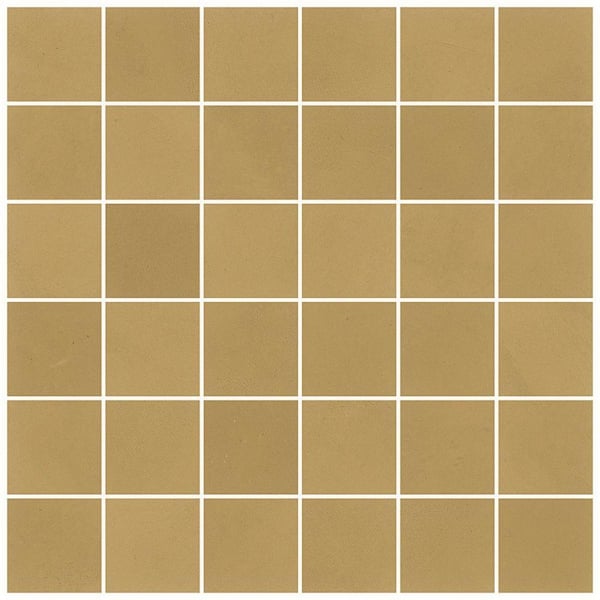 Ivy Hill Tile Ryx Glee 4 in. x 0.35 in. Matte Porcelain Floor and Wall Mosaic Tile Sample