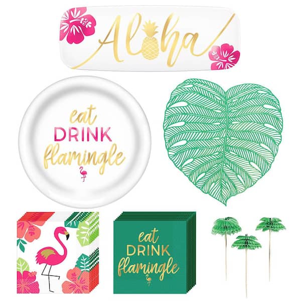 Amscan You Had Me at Aloha Appetizer Kit