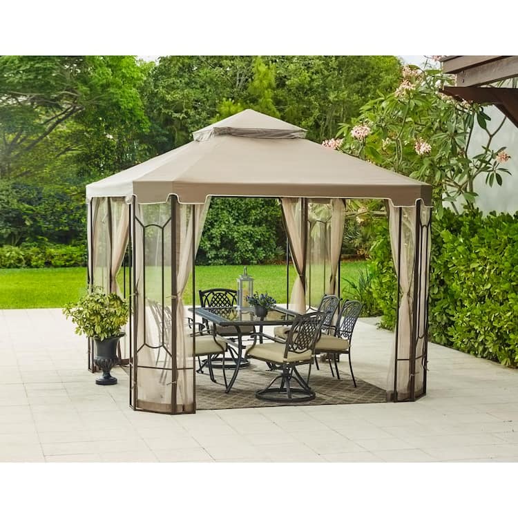 Hampton bay hotsell massillon gazebo