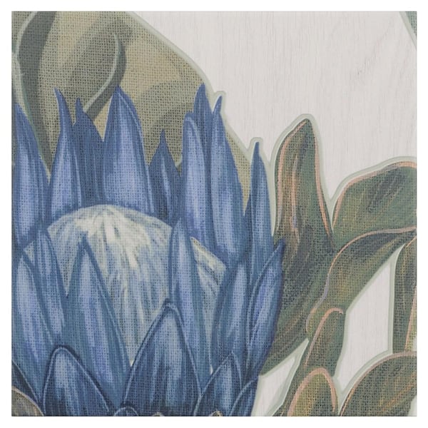 Ivy Hill Tile Angela Harris Native Protea 7.87 in. x 0.33 in. Matte Porcelain Floor and Wall Mural Tile Sample