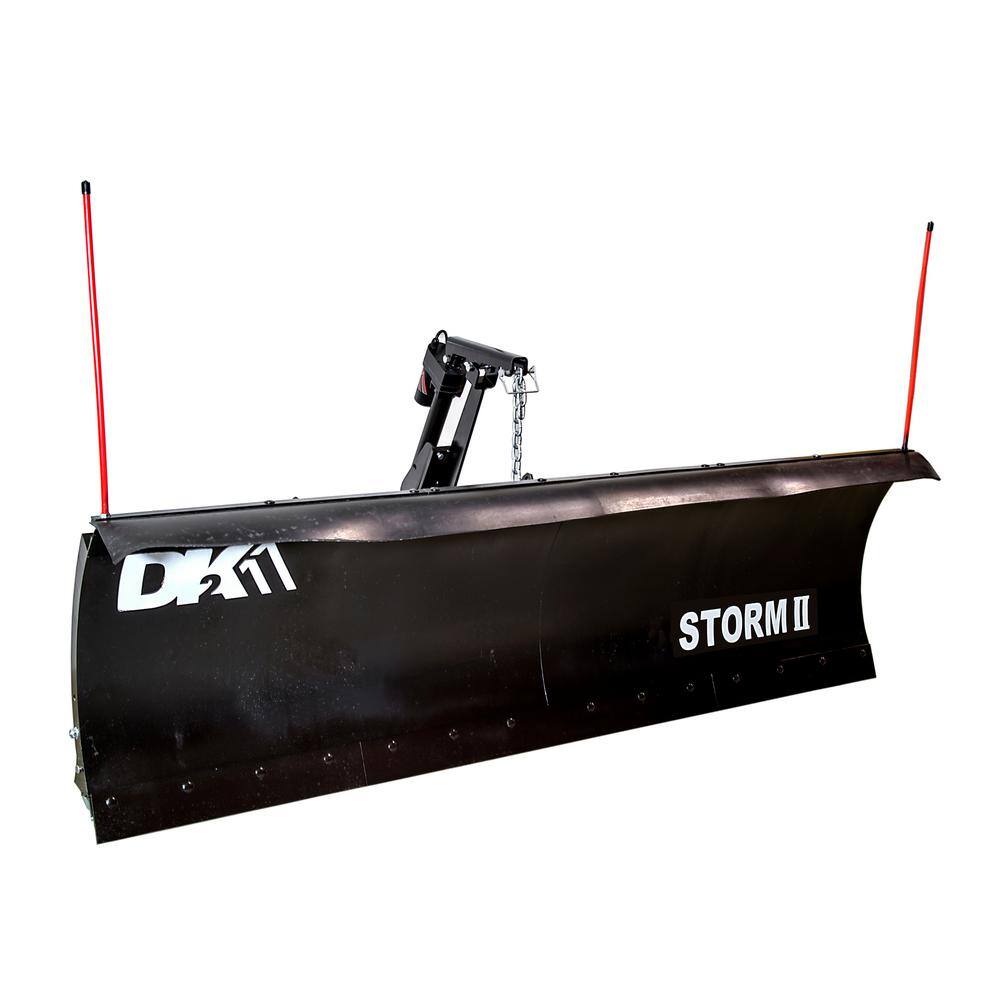 DK2 Storm II Elite 84 in. x 22 in. Custom Mount Snow Plow Kit with