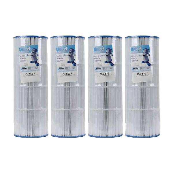 Unicel 7 in. Dia 75 sq. ft. Pool Replacement Filter Cartridge (4-Pack)