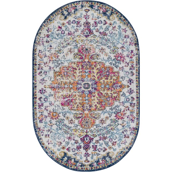 Demeter Ivory 5 ft. x 8 ft. Indoor Area Rug