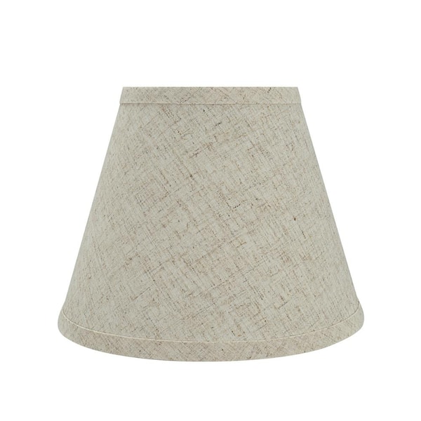 Aspen Creative Corporation 9 in. x 7 in. Beige Hardback Empire Lamp ...