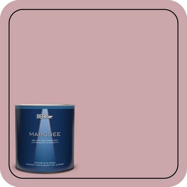 BEHR MARQUEE 1 qt. Home Decorators Collection #HDC-CT-08A Hydrangea Bouquet One-Coat Hide Satin Enamel Interior Paint & Primer