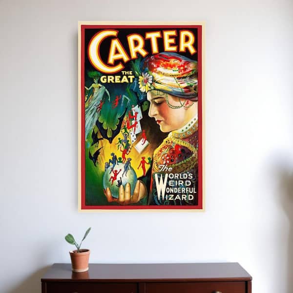 HomeRoots 36 in. Multicolor Vintage C1920S Carter Vintage Magic