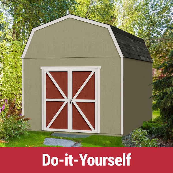 Do-it Yourself Braymore 10 ft. x 14 ft. Outdoor Wood Storage Shed with Smartside and Floor system Included (140 sq. ft.)
