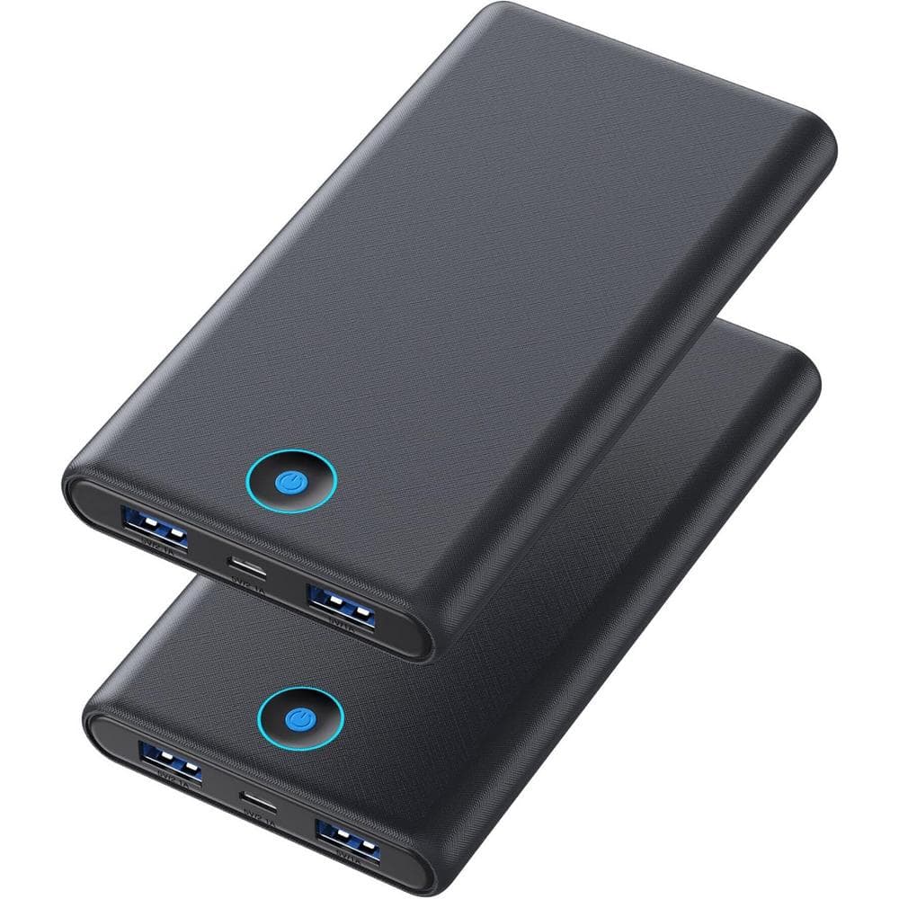 Portable Charger Ultra Slim Fast Charging External Battery Pack with Dual U