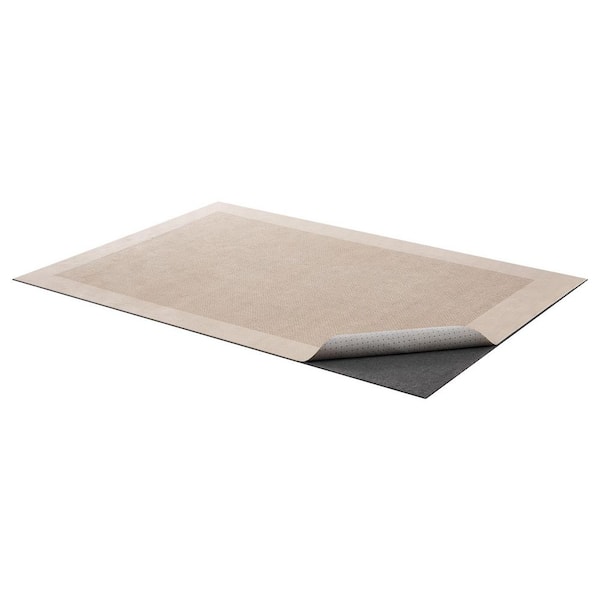 Rug Pad 5 x 7 ft., Non-slip Carpet Area Pad, Rug Mat Padding with Dual Surface Felt Cushion & Rubber Gripper