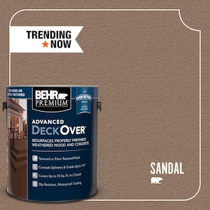 1 gal. #SC-121 Sandal Textured Solid Color Exterior Wood and Concrete Coating