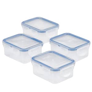 Easy Essentials 4-Piece 6 oz. Rectangular Food Storage Container