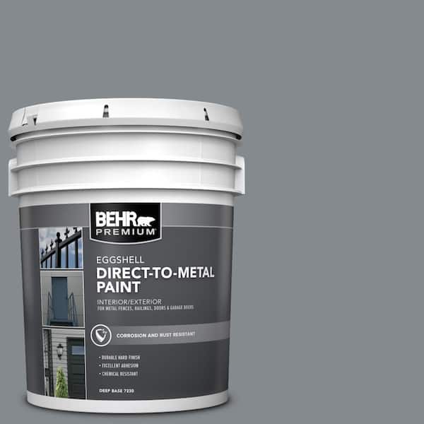BEHR PREMIUM 5 gal. #PPU26-21 Overcast Eggshell Direct to Metal Interior/Exterior Paint