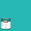 BEHR PREMIUM 1 qt. #MQ4-21 Caicos Turquoise Semi-Gloss Enamel  Interior/Exterior Cabinet, Door & Trim Paint 712304 - The Home Depot