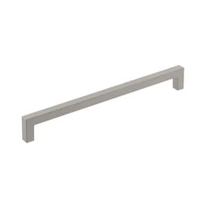 Monument 8 13/16 in. (224 mm.) Center-to-Center Satin Nickel Cabinet Drawer Pull