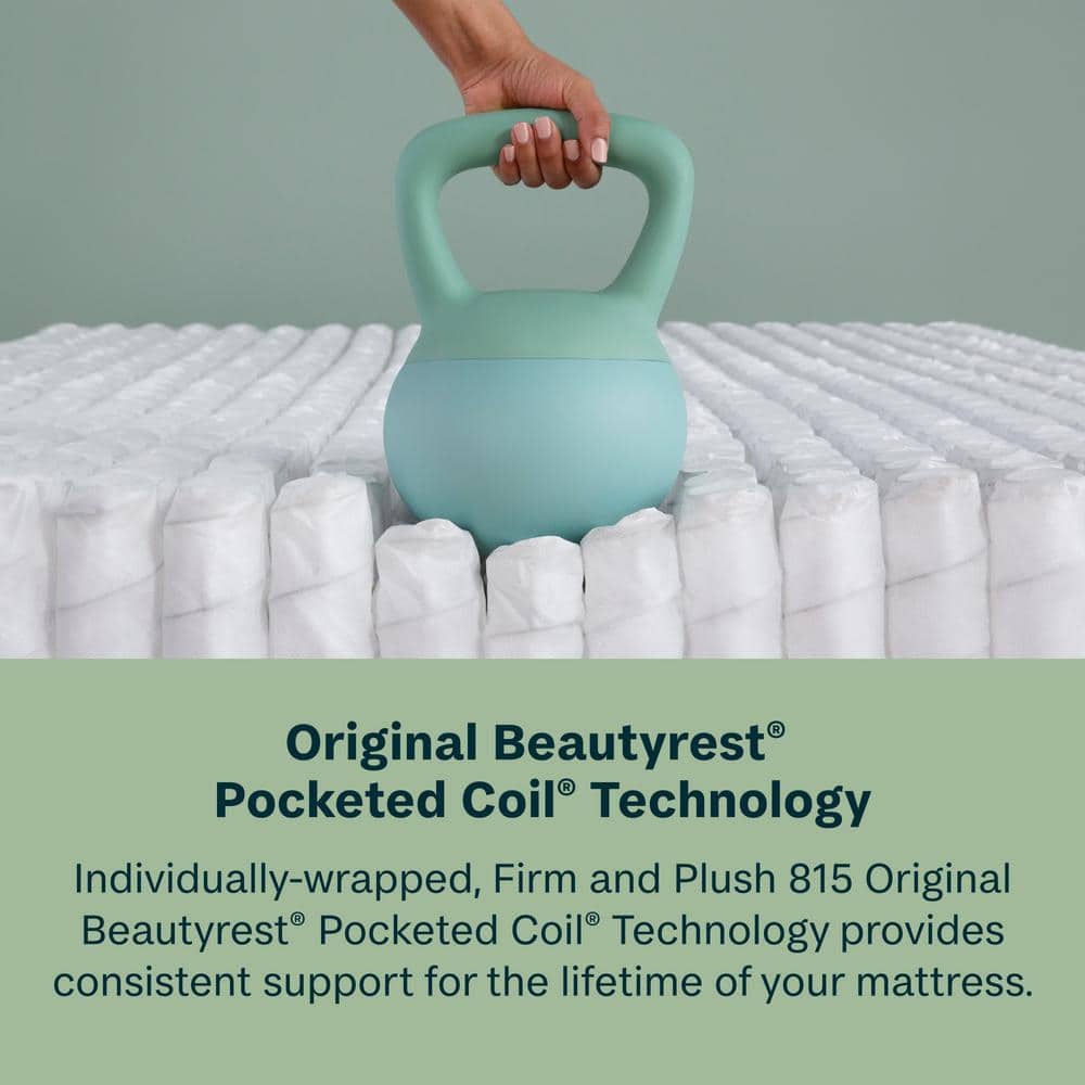 Beauty Sleep 13.75" Plush Twin XL Innerspring Mattress with Gel Memory Foam