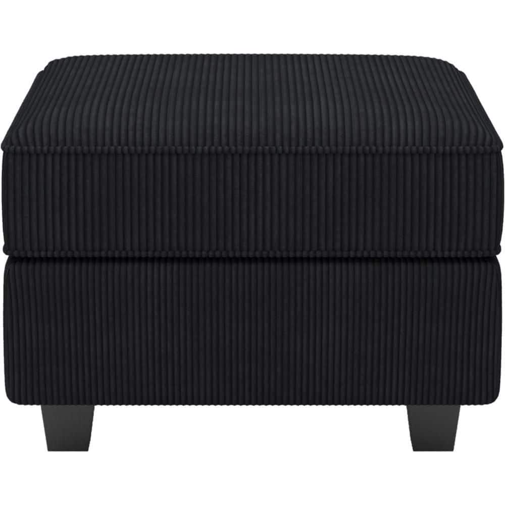 Corduroy Square Storage Ottoman Large Ottoman