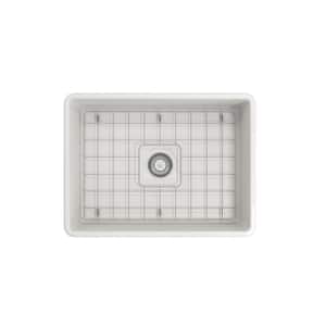 Stainless Steel Sink Grid for 24 in. 1137 Farmhouse Apron Front Fireclay Single Bowl Kitchen Sinks