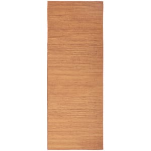 Washable Essentials Copper 2 ft. x 6 ft. All-over design Contemporary Runner Area Rug