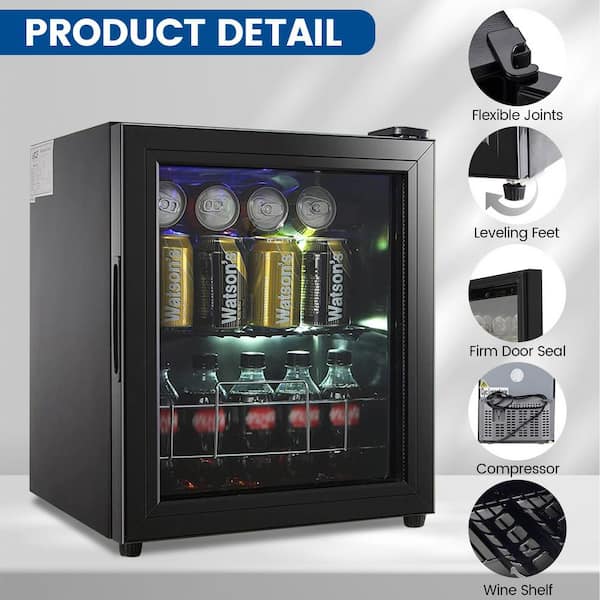 Mini Fridge Black 108L Beer Wine and Drinks Fridge Lock and Key Low Energy  Bar Cooler - China Refrigerator and Wine Cellar price