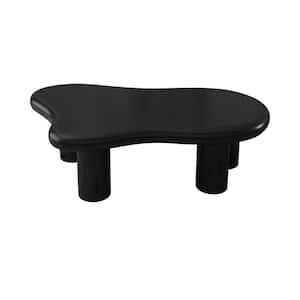 40 in. Cloud Shaped Coffee Table in Matte Black