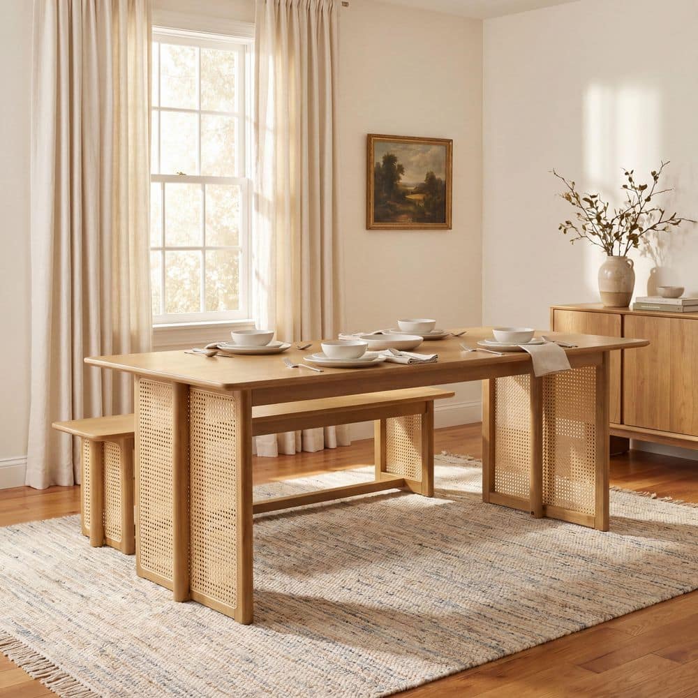 CHRISTOPHER KNIGHT HOME Noriko Natural Solid Wood 70.87 in