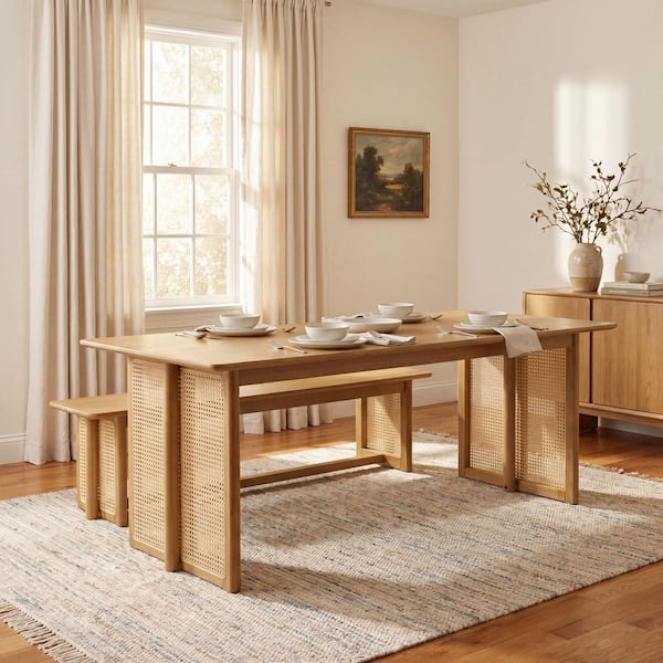 CHRISTOPHER KNIGHT HOME Noriko Natural Solid Wood 70.87 in