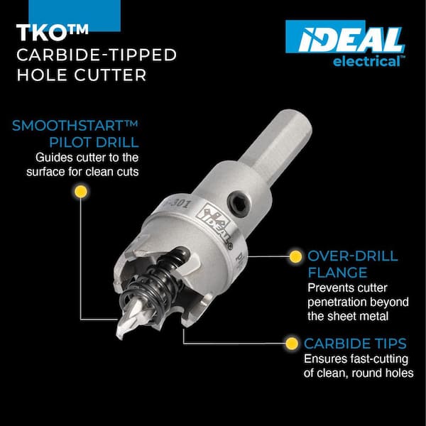 TKO 7/8 in. Carbide-Tipped Hole Cutter