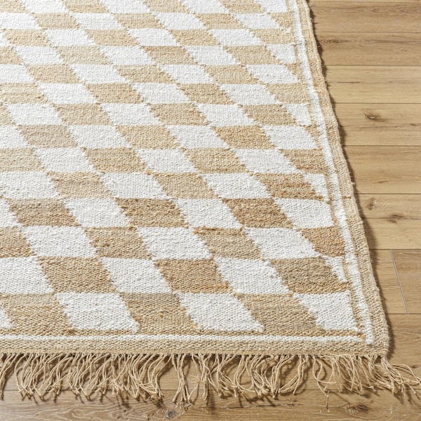 Becki Owens Kamey Beige/Checkered Cottage 5 ft. x 8 ft. Indoor Area Rug
