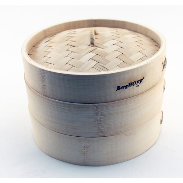 GLF Bamboo Sticky Rice Steamer Basket M (24cm) - ASCO Foods