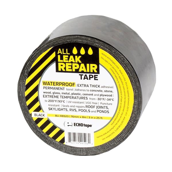 ECHOtape 3 in. x 8.3 yds. Black All Leak Repair Tape