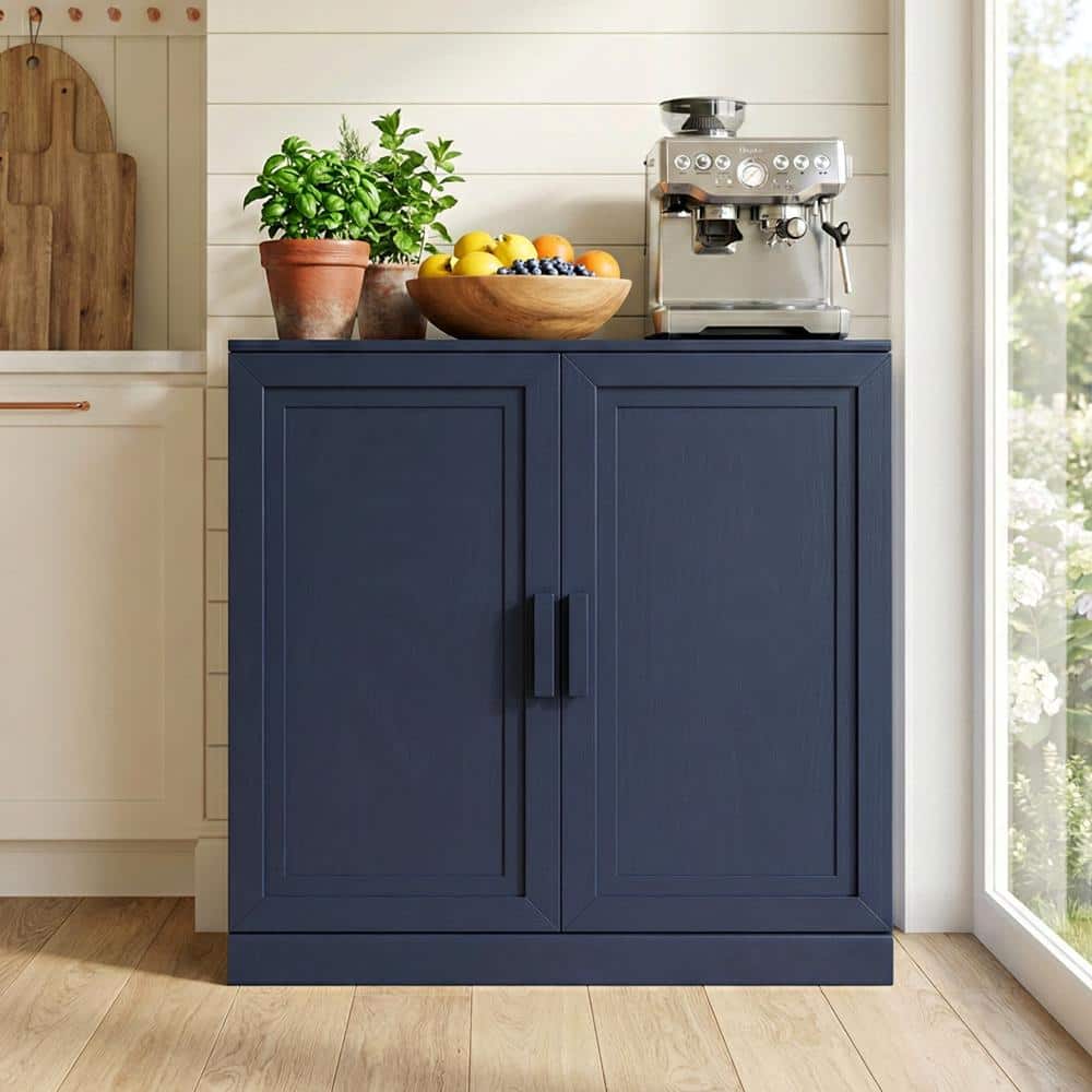 PexFix Dark Blue 31 in. H Storage Cabinet with Adjustable Shelves