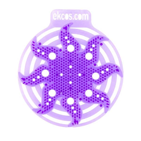 Lavender Fragrance Anti-Splash Purple Urinal Screen (10 per Box)