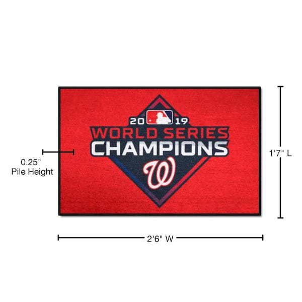 FANMATS Washington Nationals 2019 World Series Champions Baseball