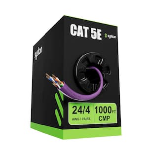 Cavo Ethernet Syston Cat 5e 100 Piedi – 350 MHz UTP In Rame Massiccio – CMR Bulk