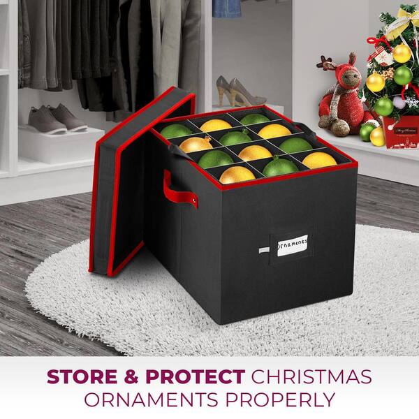 S&W Home Decor Christmas Ball Storage Box Compartment - 36-pieces -  21336116