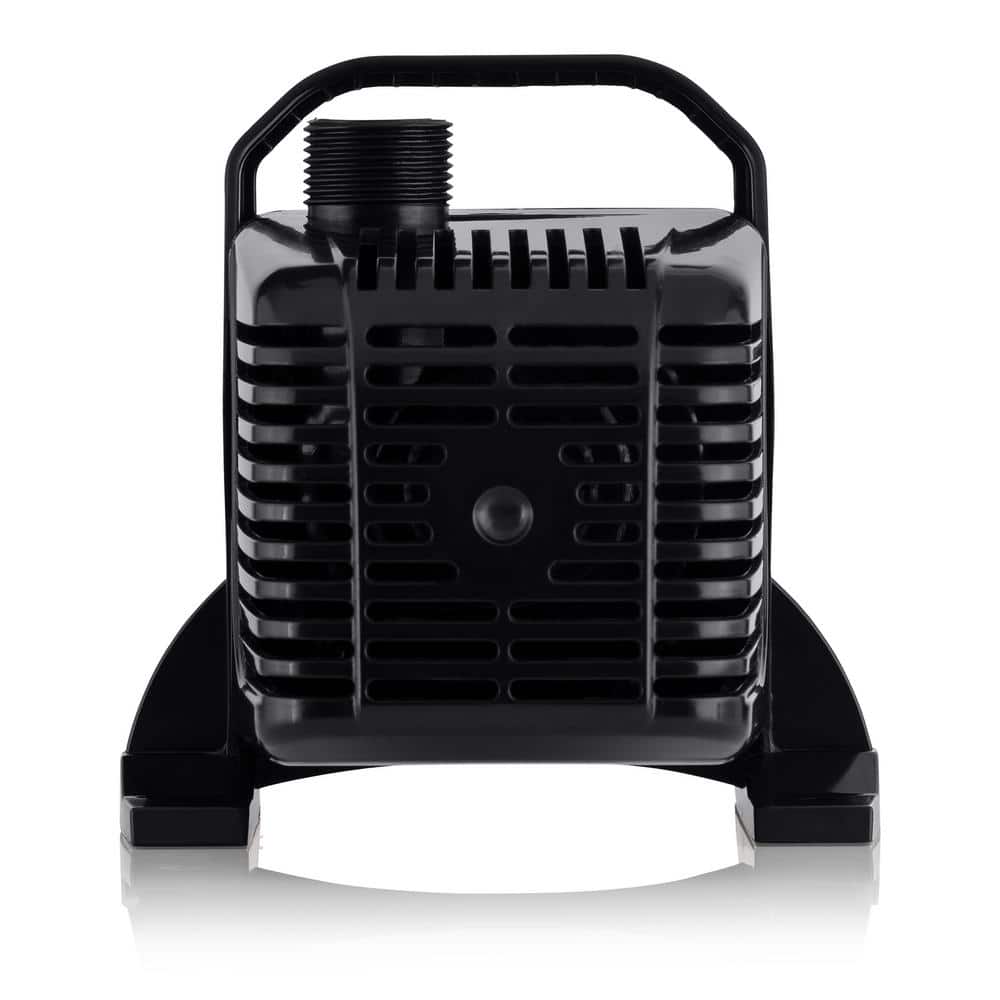 Black Submersible Water Pump with 33' Cord for Fountains & Ponds