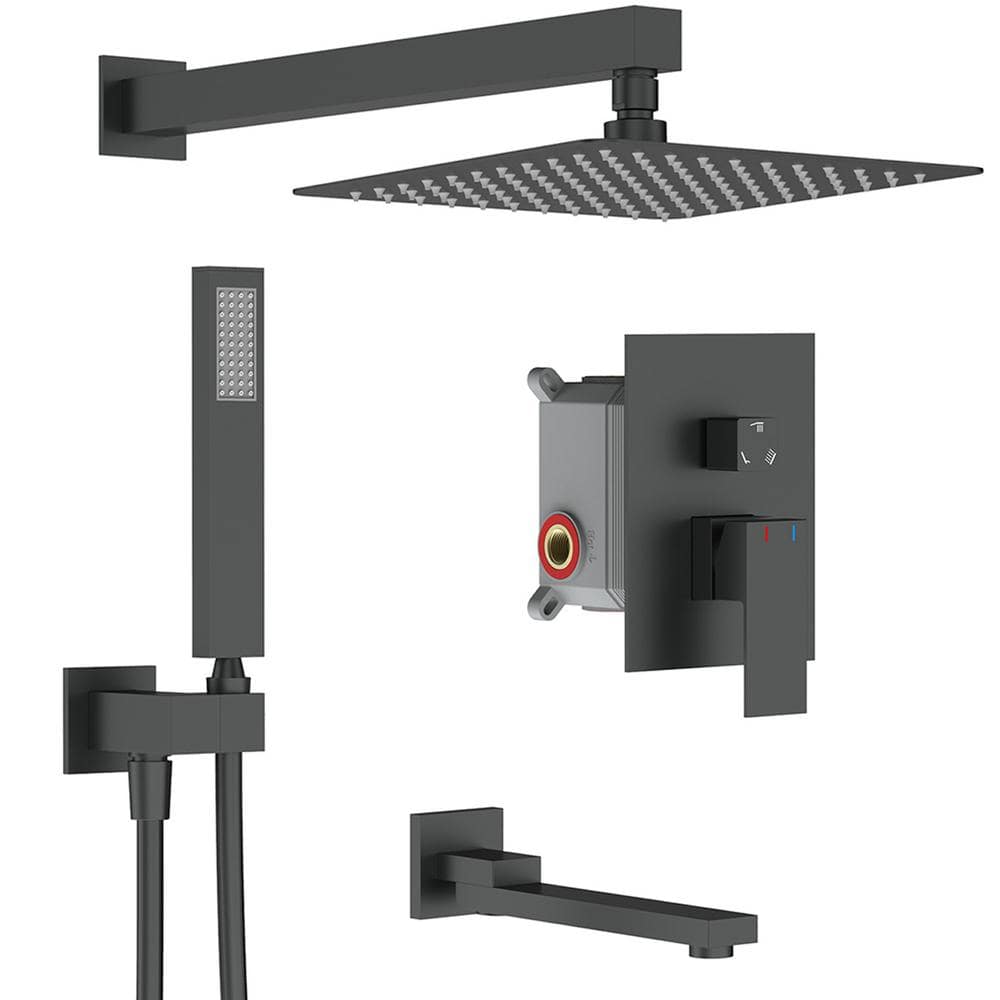 GIVING TREE Single-Handle 3-Spray Hand Shower Tub and Shower
