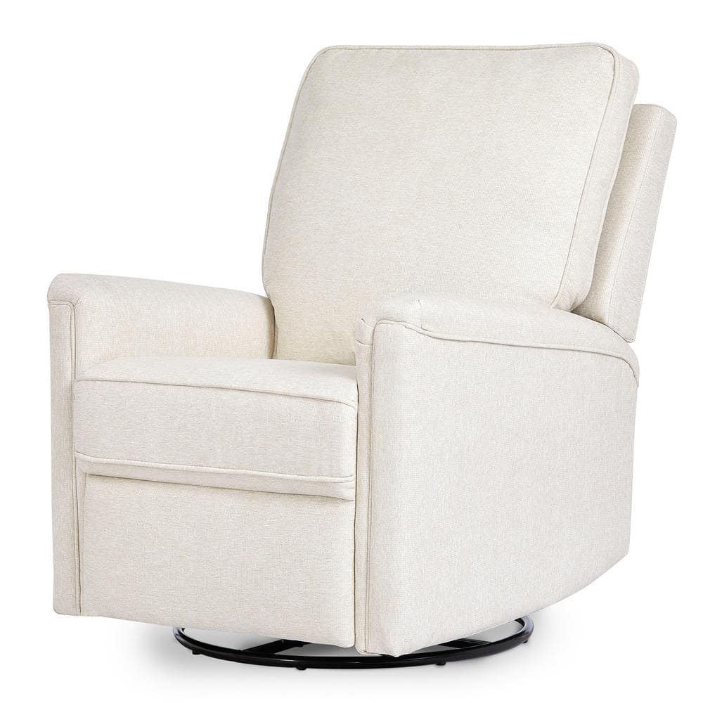 Evolur Beau Sweet Cream Glider Recliner/Swivel Glider/Easy assembly Recliner Chair -  6116-SWC